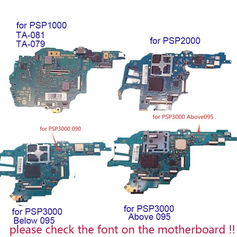 アクセサリオリジナル使用したPSP1000 PSP2000 PSP3000 095 LT095 LQ095 PSPシリーズの交換PCBボード