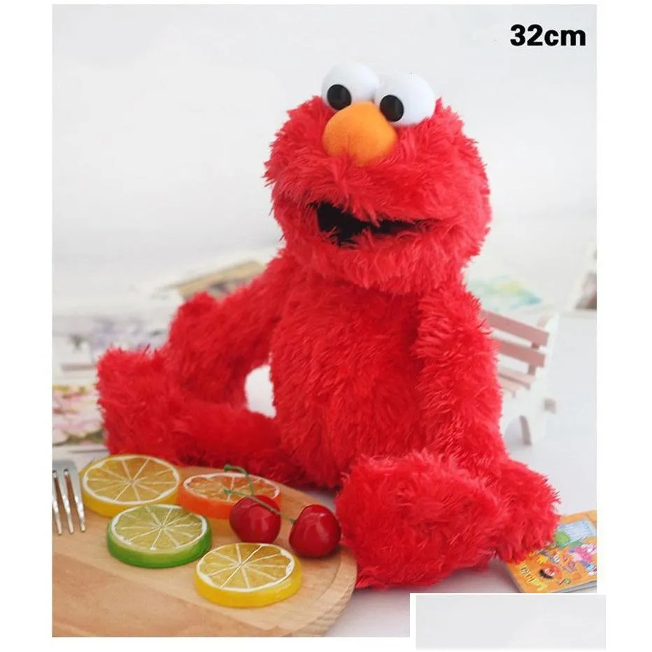 Plush Dolls P Cartoon Animo Sesame Street Gr Zoe Ernie Big Bird Christmas Birthday Party Gevulde speelgoedgeschenken voor kinderen 230626 Drop Dhpmy