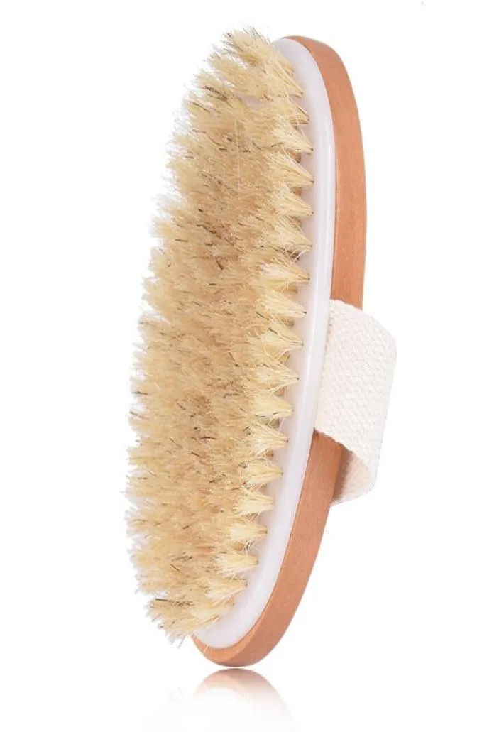 Corpo de pele seca Brecha natural Bristle Bristle Banch Bush Bristle Brush Spa Brush sem alça 20208720825