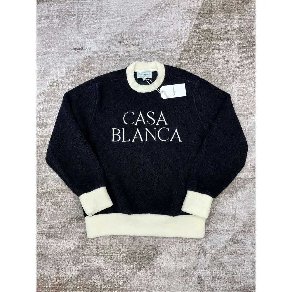 Casa Blanca Casablancas Sweatshirt Men Sweaters Moda Moda Longa Casablanc Sweater Logon mico Jacquard 515