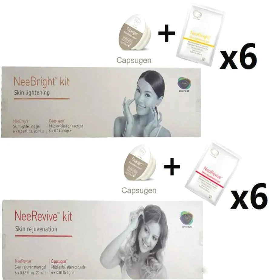 Exfoliation förbrukningsvaror neebright neerevive capsug för för syre ansiktsmaskin2248296