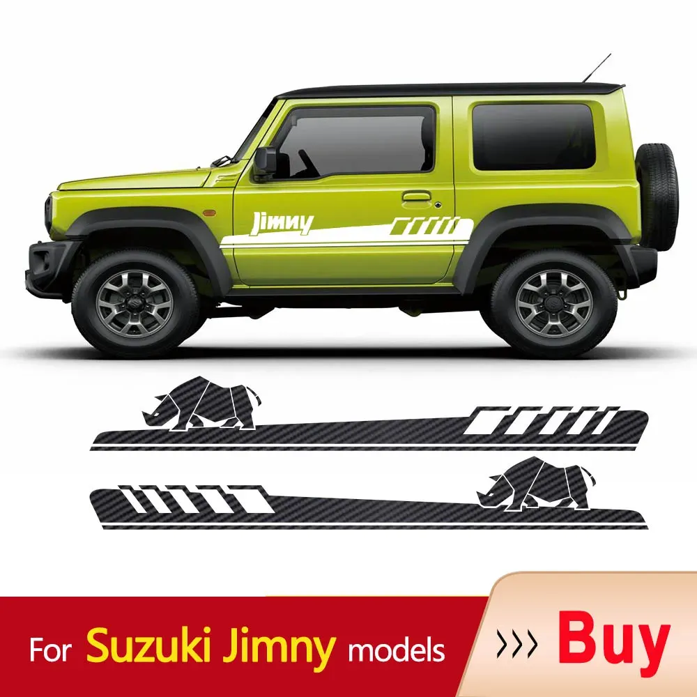 Suzuki Jimny Side Rock Aufkleber: Rennsportabziehbilder Wraps Für JB33 ...