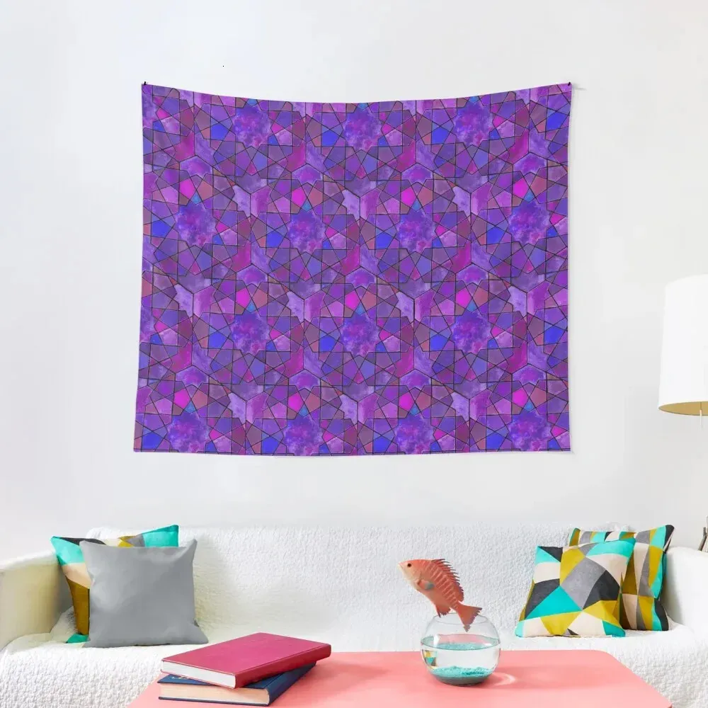 Islamic Art Galaxy Tapestry Kawaii Room Decor pour la chambre à coucher 240403