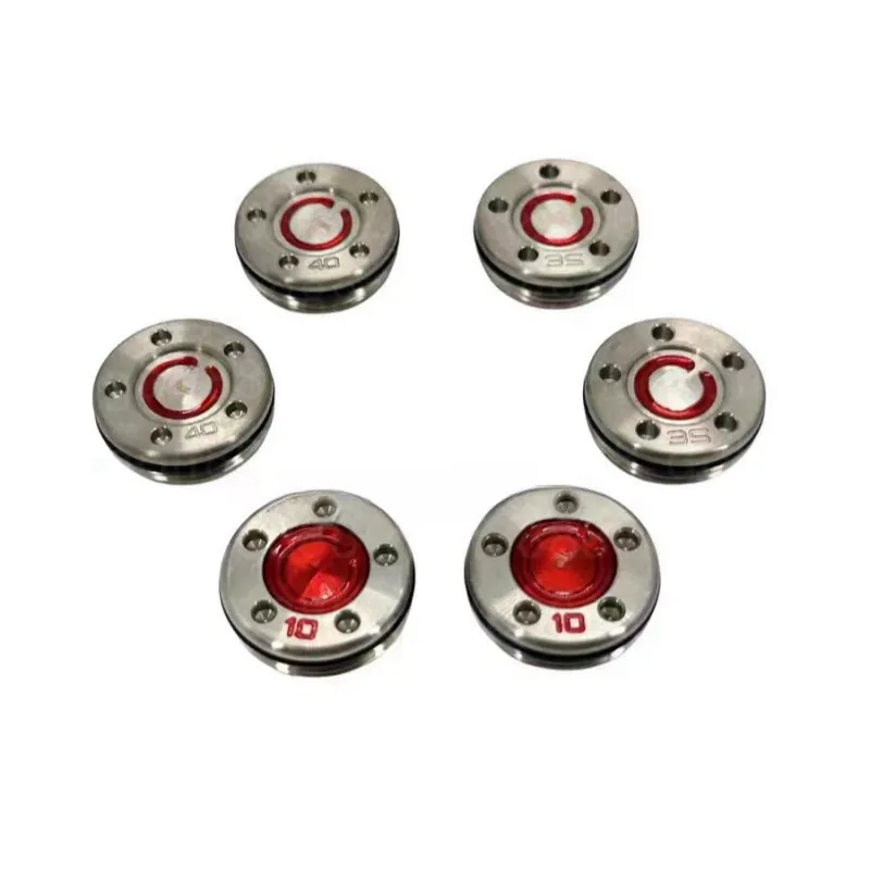 putter weights Golf 2pcs red Five hole Putter counterweight High quality products, quality assured assu
