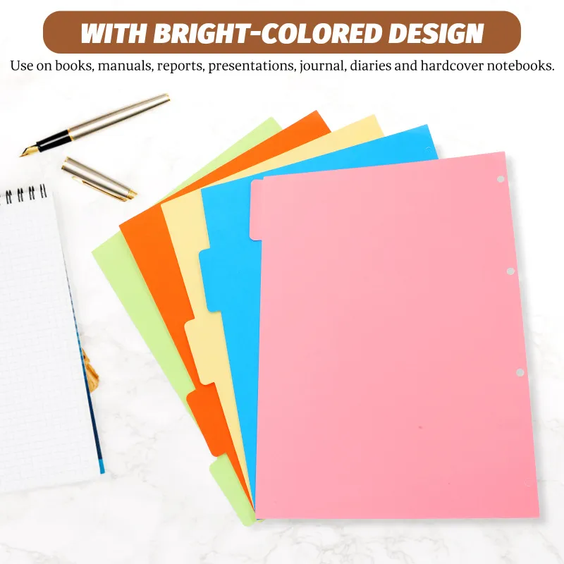 DHgate.com:2 Sets Detachable Separator Page Dividers - Multicolored ...