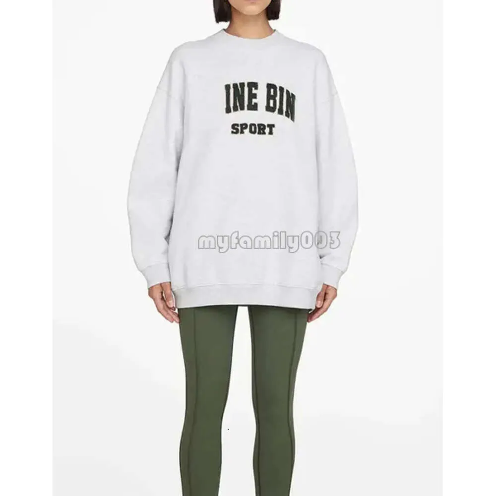 هوديز المرأة الساخنة الشهيرة AB Sweatshirts anine يدوية التطريز فضفاض o-رقبة رسائل قميص القطن الأحمر الأكمام طويلة الأكمام غير الرسمية الإناث البسيطة البسيطة 68