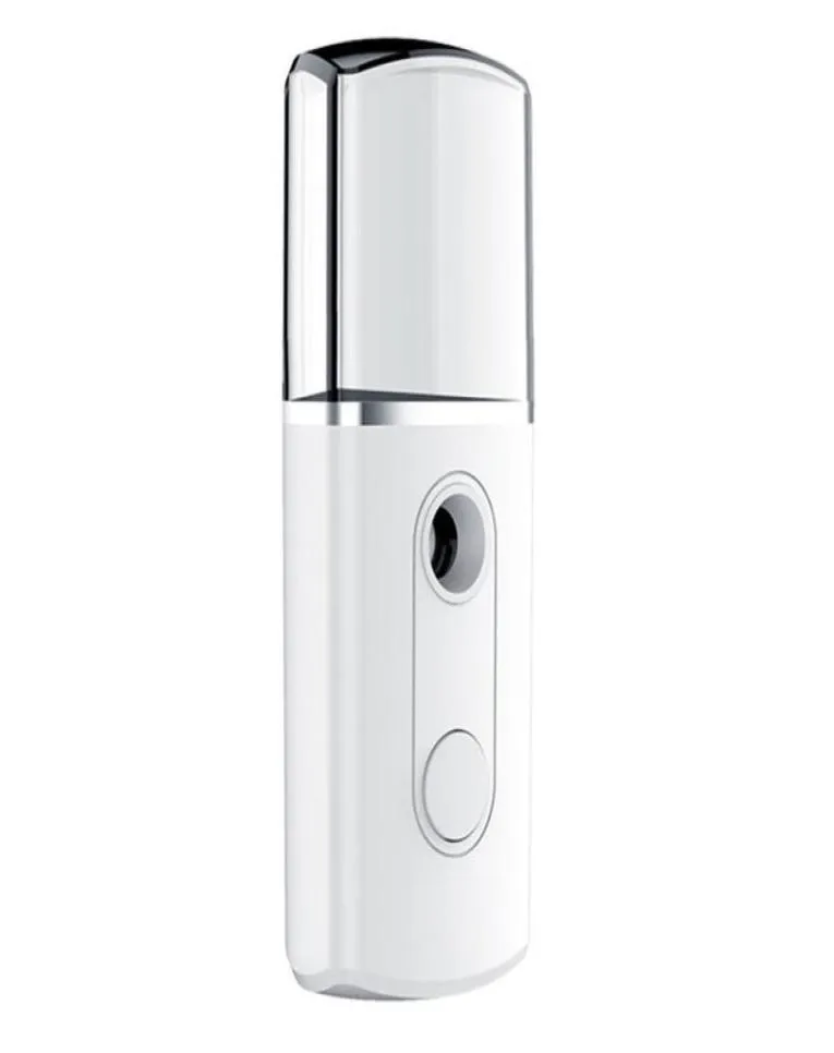 Nano Facial Mister Portable Small Air Airfiidifier USB laddningsbar 20 ml Handhållen vattenmätare Ultrasonic Mist Spray286E5602947