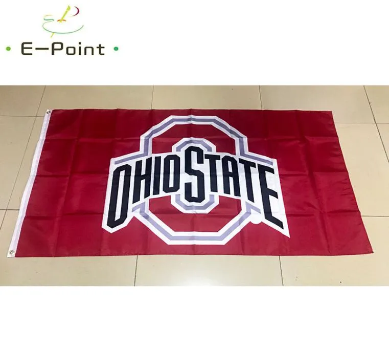 Ohio State Buckeyes Flag 3*5ft (90cm*150cm) Polyester flags Banner decoration flying home & garden flagg Festive gifts8515376