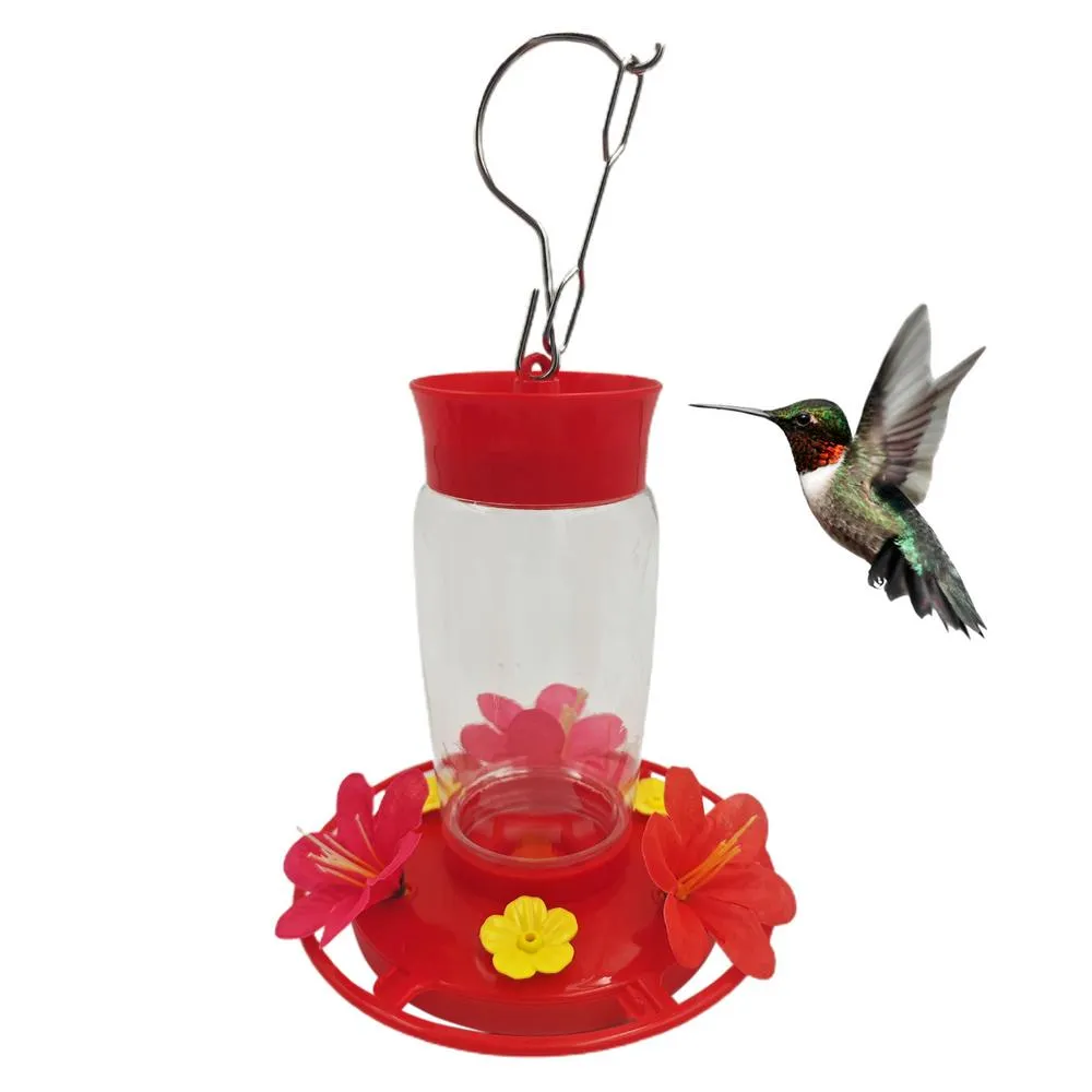 thumbnail image 2 of Quinlirra Clearance Blown Glass Hummingbird Feeders For Outdoors Small Glass Humming Bird Feeder Window Hanging Ant Bee Proof Humming Birds Feeders Decor 2 of 13