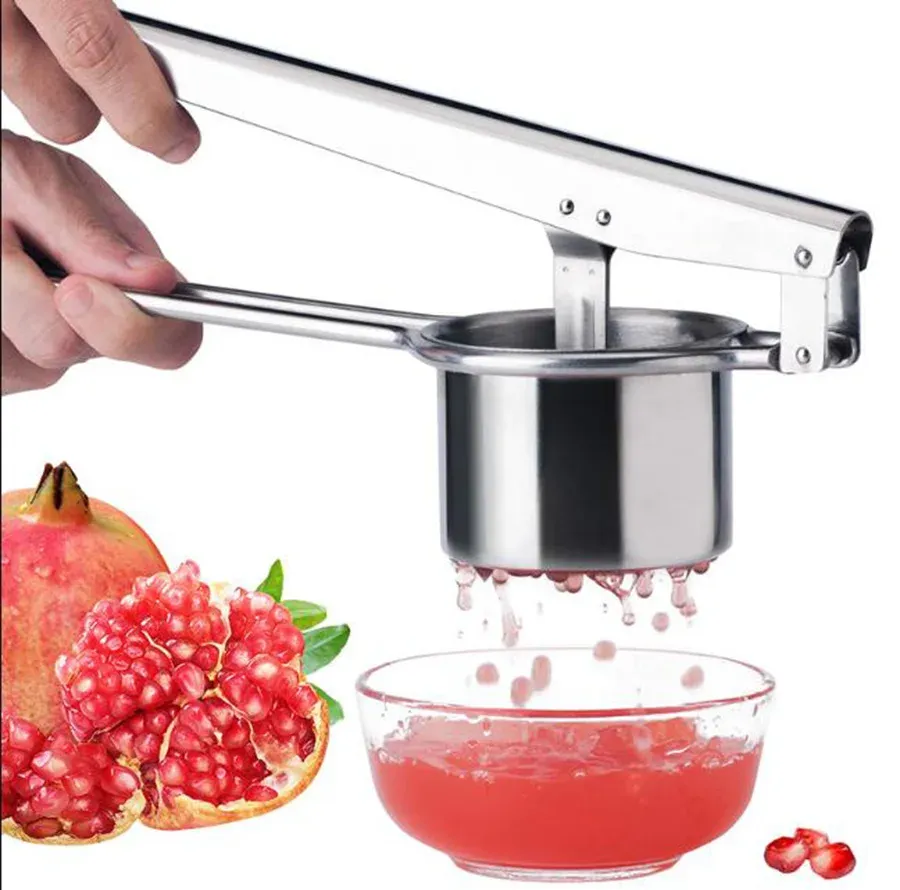 Juicers portable en acier inoxydable Juiteur Squeezer Grenadine citron Orange Press Fruit Juiceur Long Lifetime Kitchen Aid D047