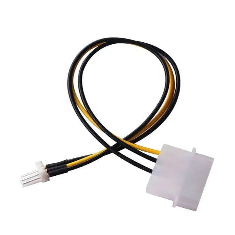 Adaptador de cabo do conector de energia do ventilador de capa da CPU CHASIS para 4 pinos Molex IDE para cabo de adaptador profissional de 3 pinos