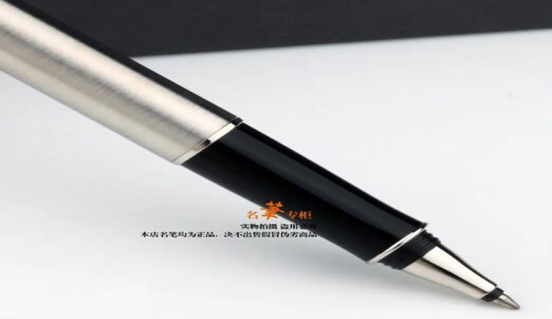 Metal Silver Gold Sonnet Roller Pen Medium NIB 05mm Signature Ballpoint PENT PENT PENS FÖR KRITA SKOLKONTORIELSER STATIONS1669894