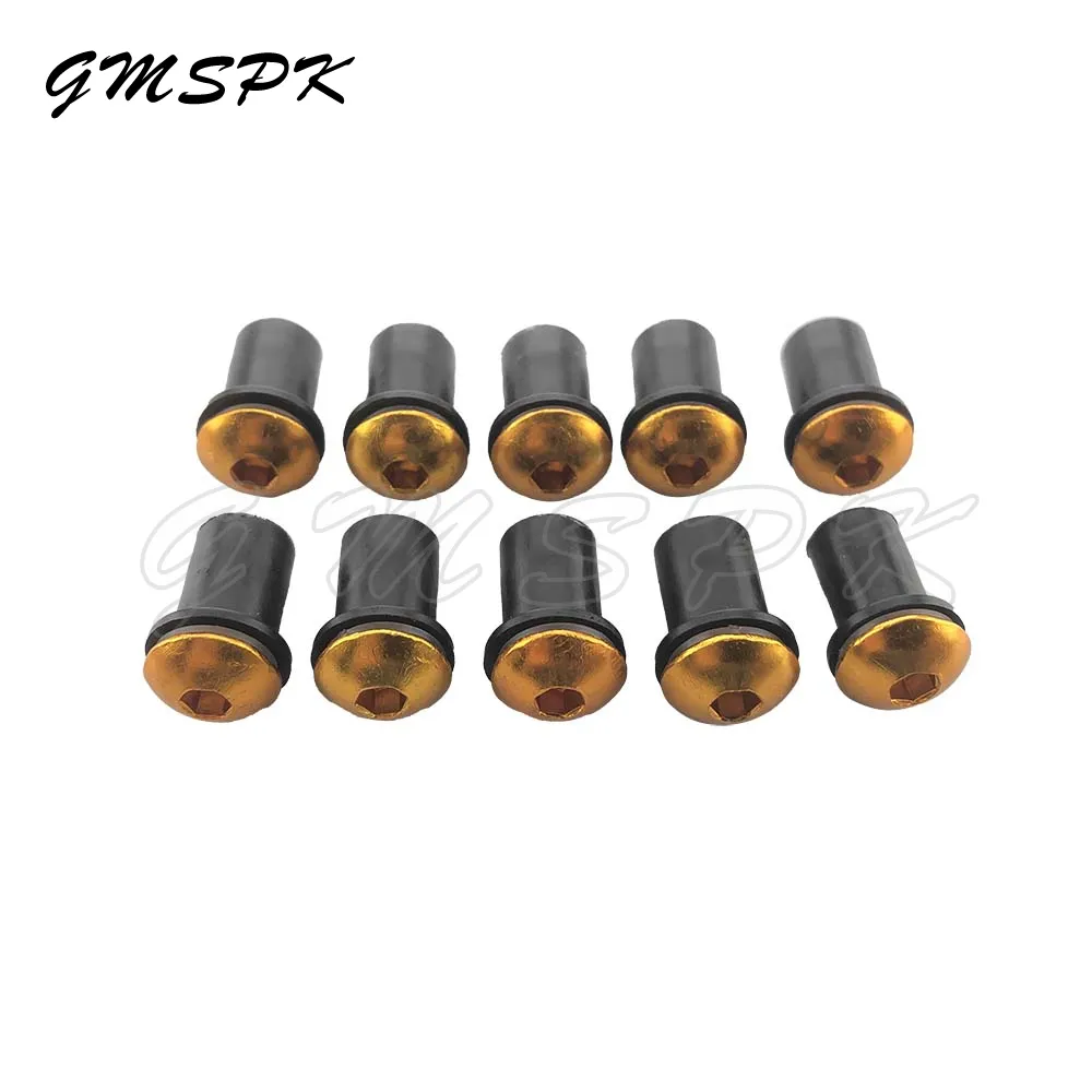 10-Piece Windscreen Bolt Kit For Honda CBR600 F3/F4i & CBR900/929 - Silver Aluminum 7 thumbnail image