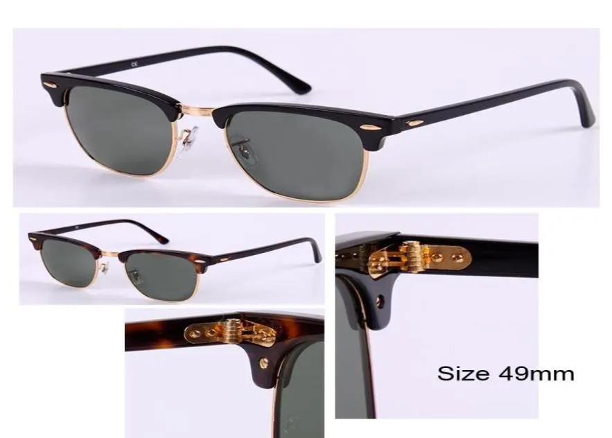 Najwyższej jakości marka klasycznego stylu Klub Okulary przeciwsłoneczne Master Women Men Retro G15 49 mm 51 mm soczewki słoneczne Gafas7247663