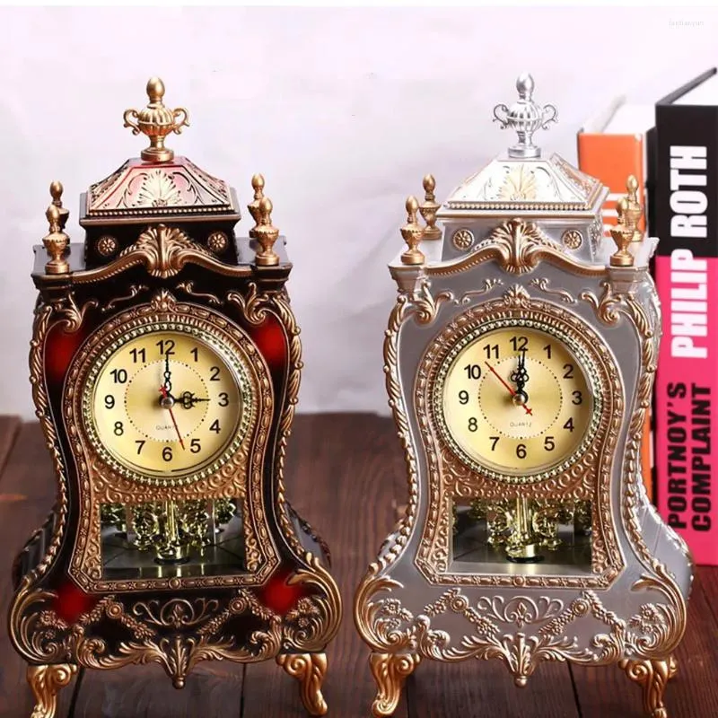 Tabel klokken antieke klok voor gemakkelijk te lezen duurzame constructie Tijdloze nauwkeurige tijdwaarneming
