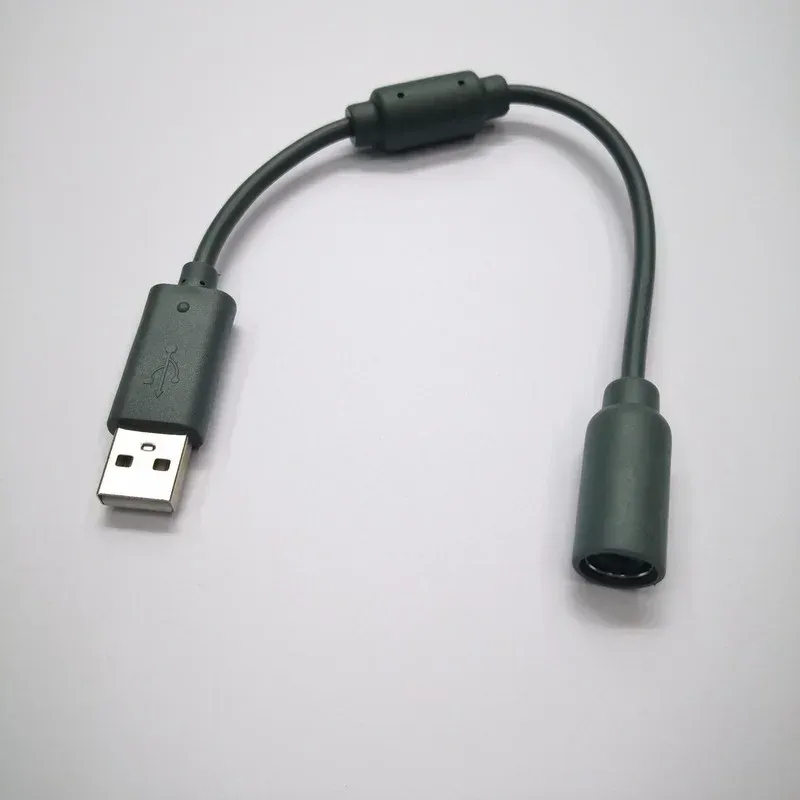 كبل فصل وحدة التحكم السلكية Lead USB لـ Xbox 360 Black Brand عالي الجودة سلكية سلكية سلك USB