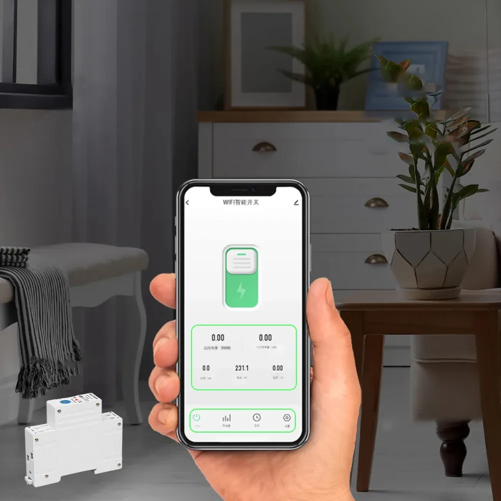 Newsmart DHgate.com:2024 NewSmart Circuit Breaker, 63A WiFi Circuit Breaker, DIN ...