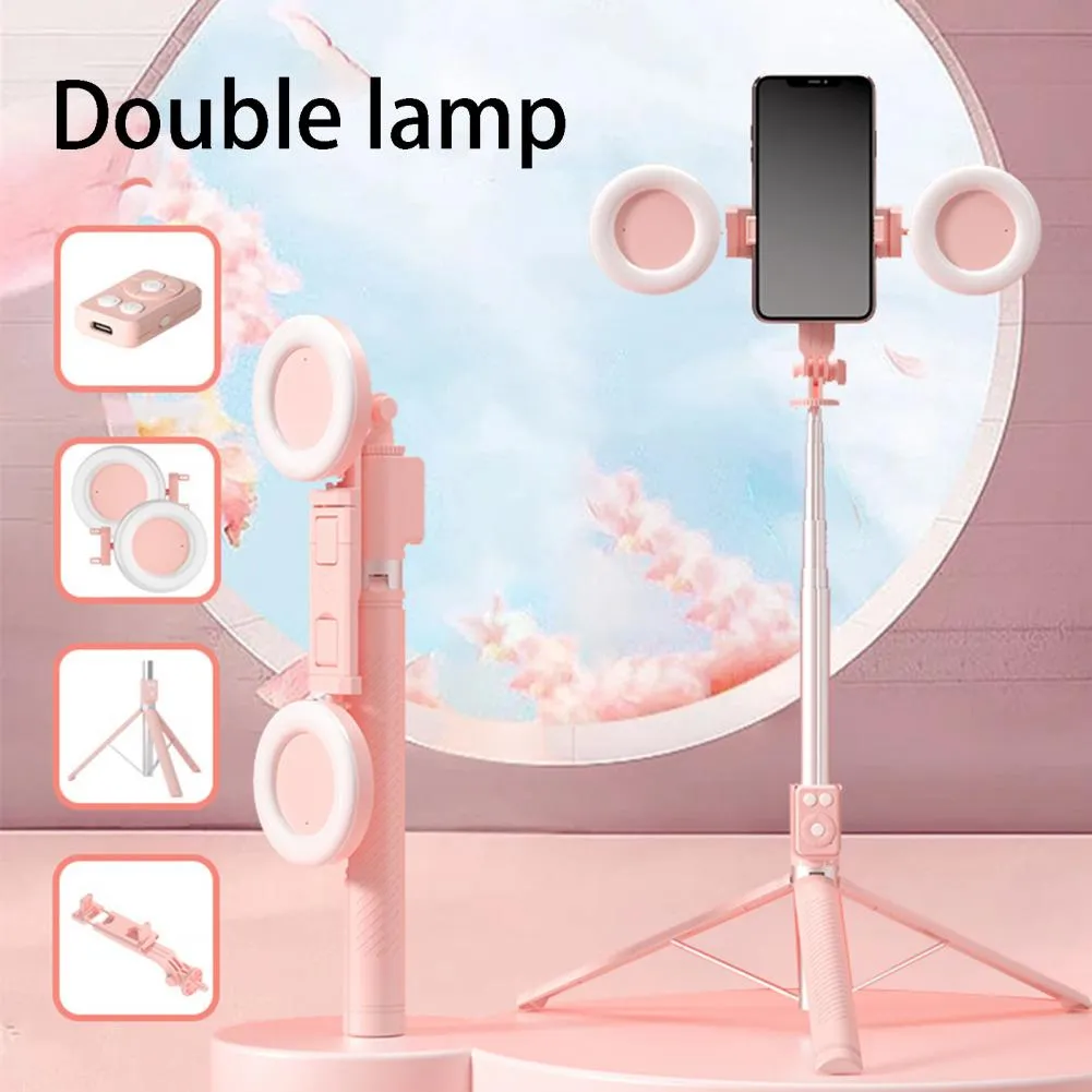 bluetooth selfie ring stick