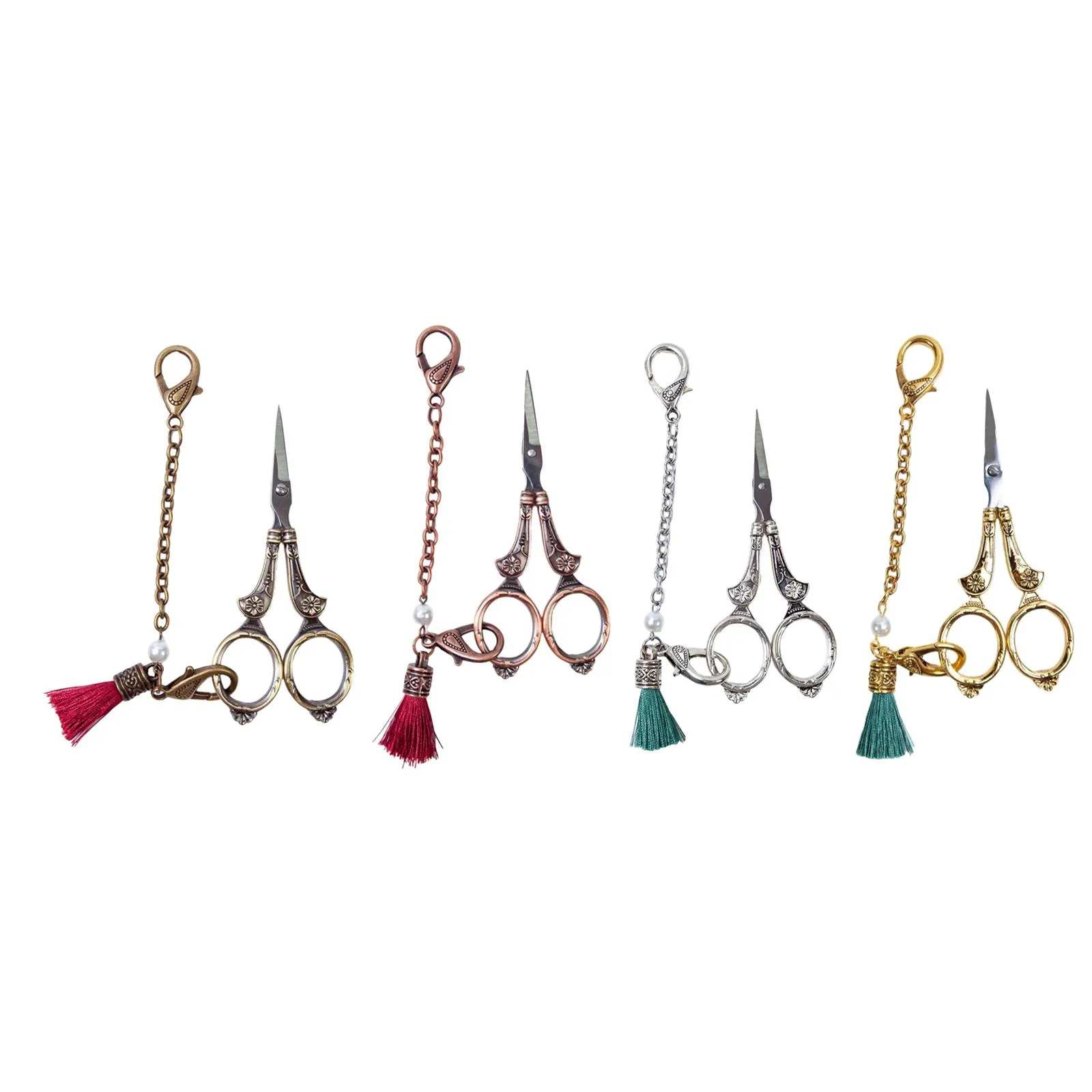 2-pack Embroidery Scissors With Covers Cut-out Design 2-Pack Embroidery ...