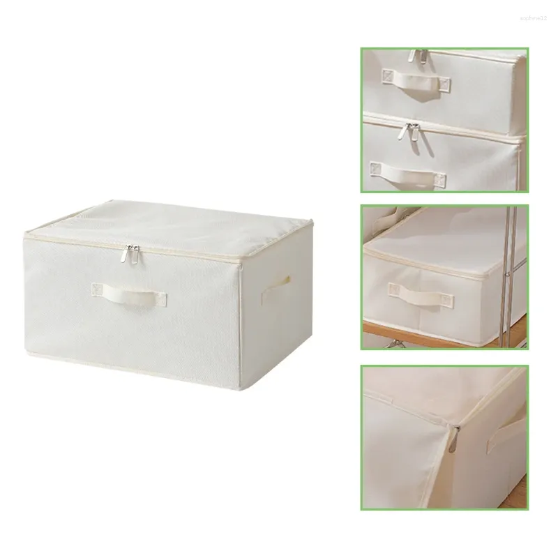 Bouteilles de rangement Grands à vêtements Boîte de tissu Bin Organisateur pliable