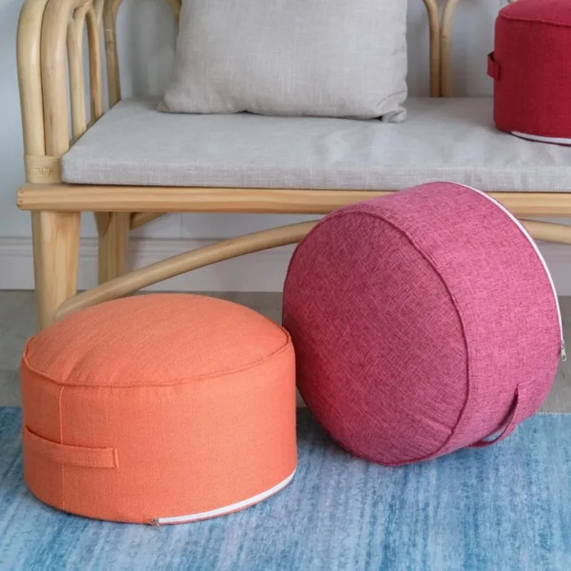 Nouveau design rond Round High Strength Sponge Seat Cushion Tatami Cushion Meditation Yoga Round Mat Chair Cushions