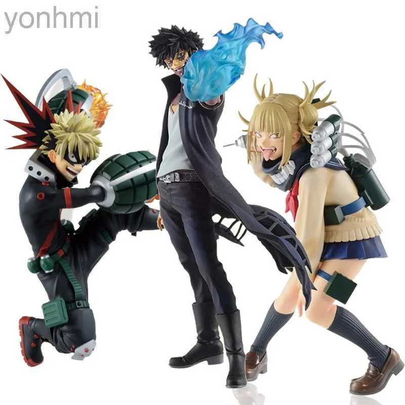 Anime Manga Boku No Hero Academia Figura Anime My Hero Academia Dabi Bakugou Katsuki Attraversa il mio corpo / HiMiko Toga Action Figure Modello Toys 240413