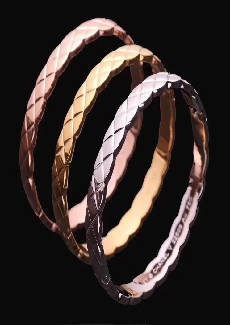 Ромб ювелирные украшения женщина бриллиантовые браслет титановые золотые браслеты медные браслеты высококачественные свадебные ювелирные изделия4595428