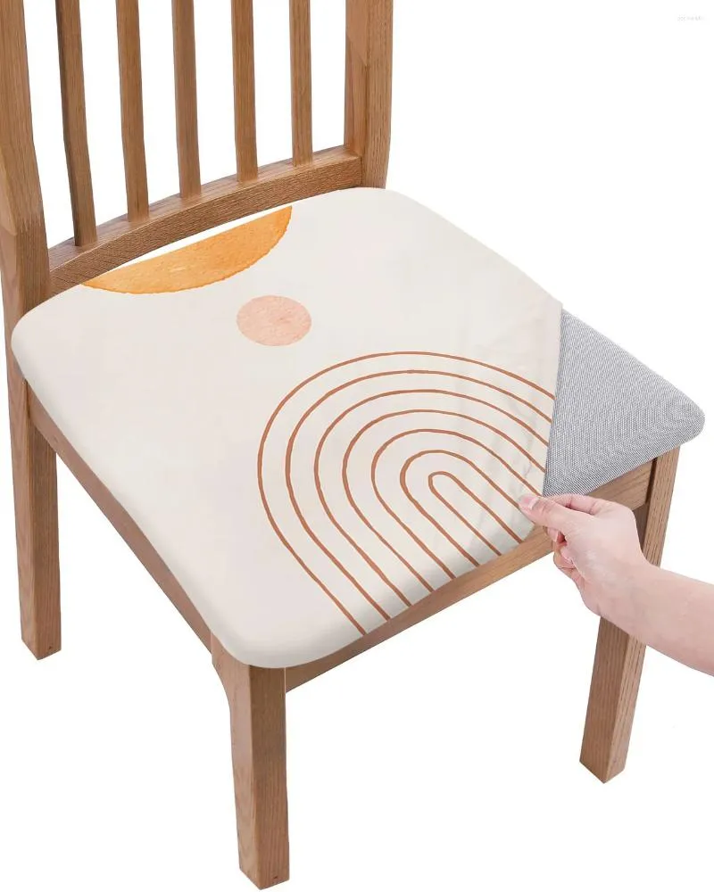 Stuhl umfasst moderne minimalistische Kunstelastizitäts -Deckungsbüro Computer Sitzschütze Häuser Küche Esszimmer Slippcovers