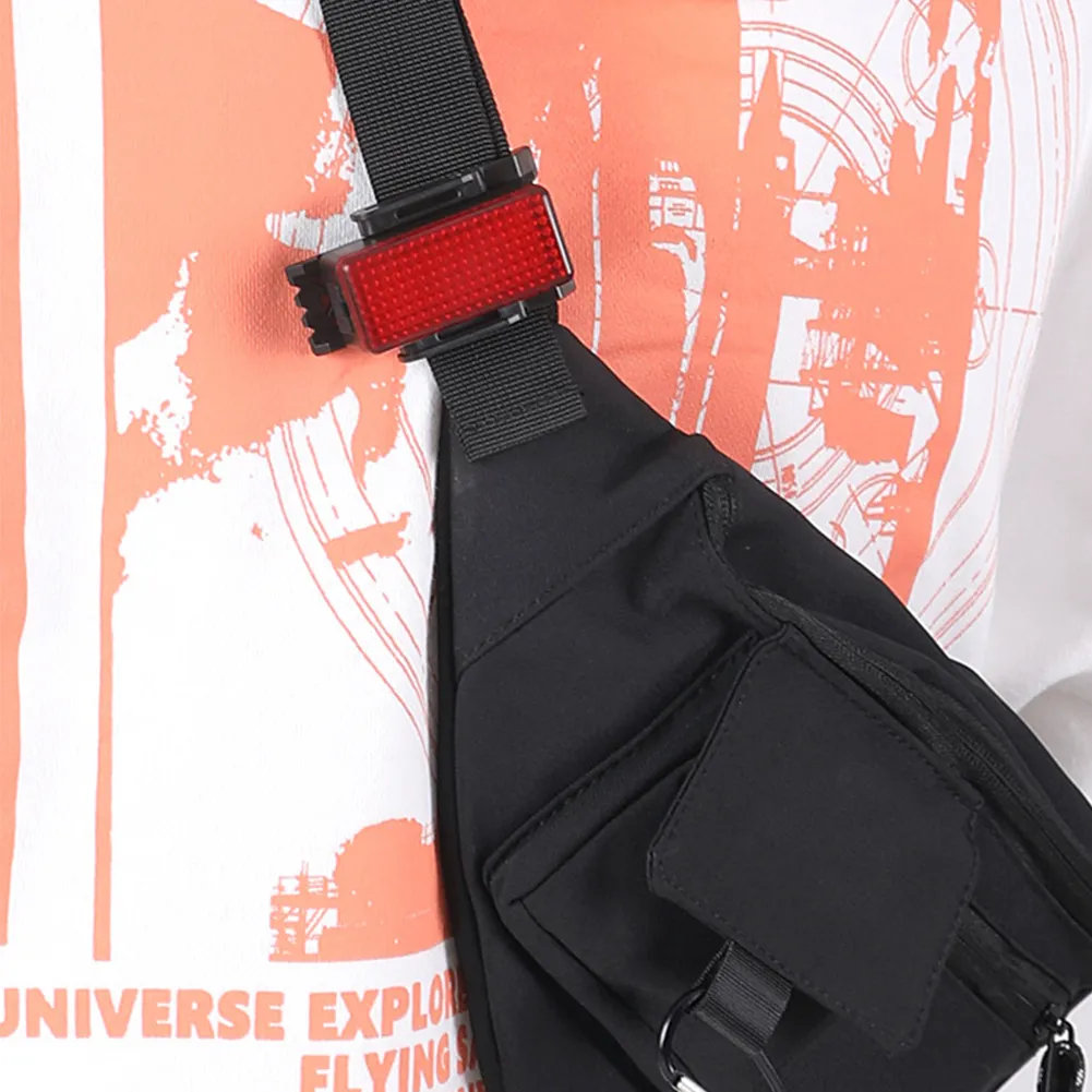 Luz De Advertencia De Seguridad Para Bicicletas: Luz De Mochila