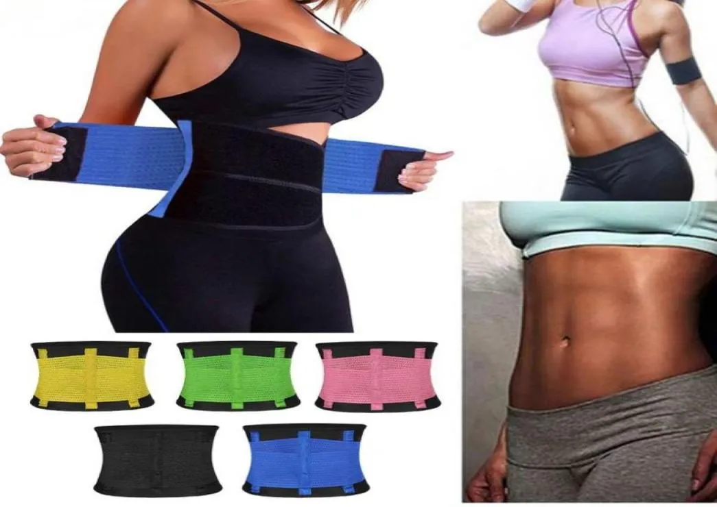 Midjetrimmer Body Shaper Abdomen Slimming Training Belt Corset Gym Workout Midja Bak Lumbal Support Tactical Fitness Belt5113262