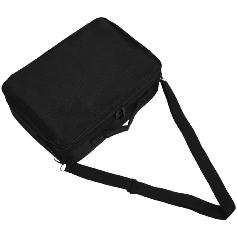 Large Capacity Makeup Case 3 Layers Cosmetic Organizer Brush  display picture 1