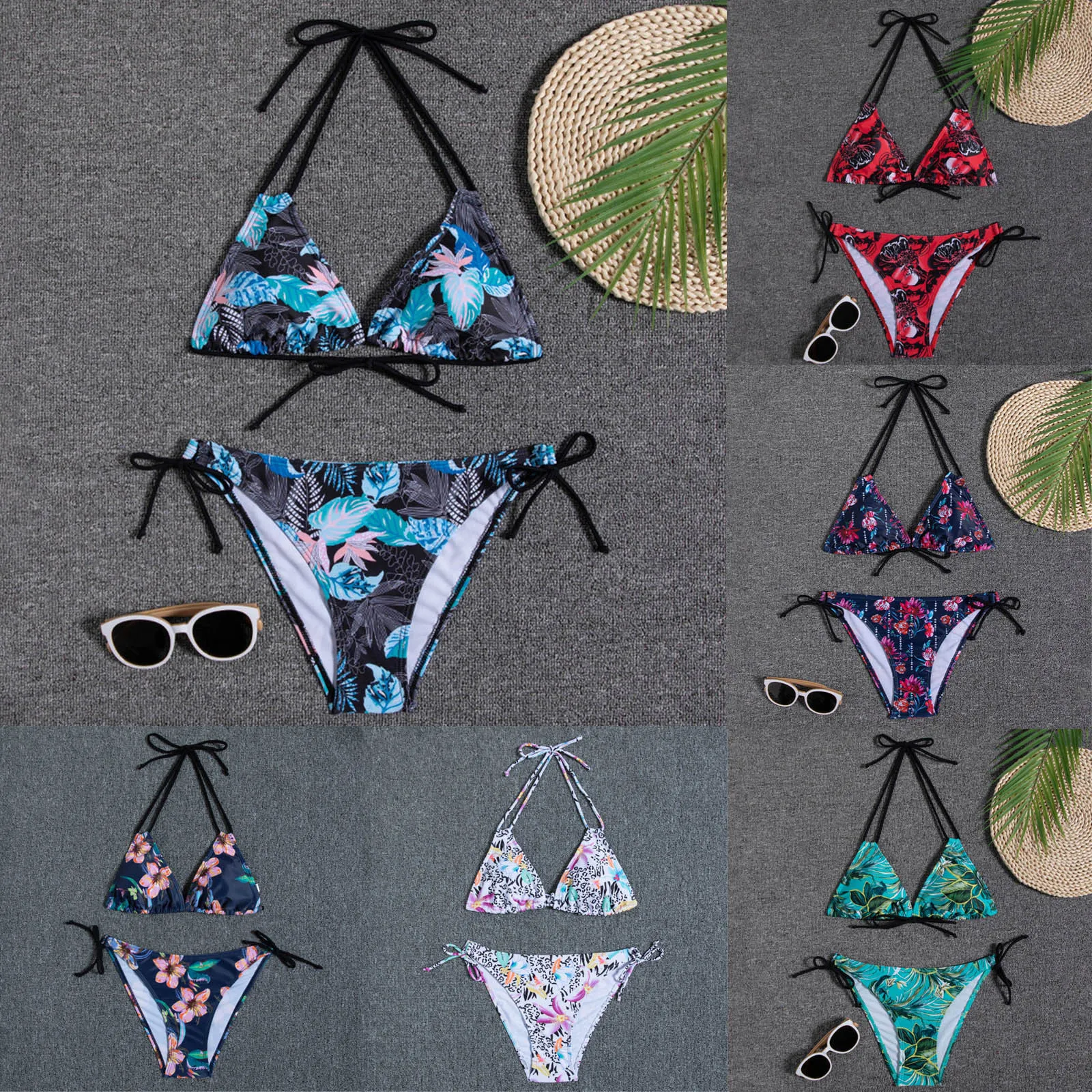 2025-Generisch Braziliaanse bandage push-ups vrouwen bandeau bikini set 2025-Generisch Braziliaanse bandage push-ups vrouwen bandeau bikini set