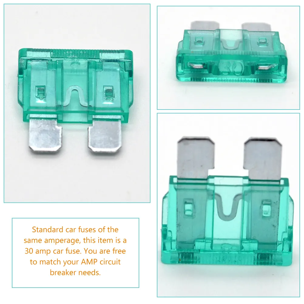 30a Car Insurance Fuses For RV Kit Truck Marine Camper Accessories