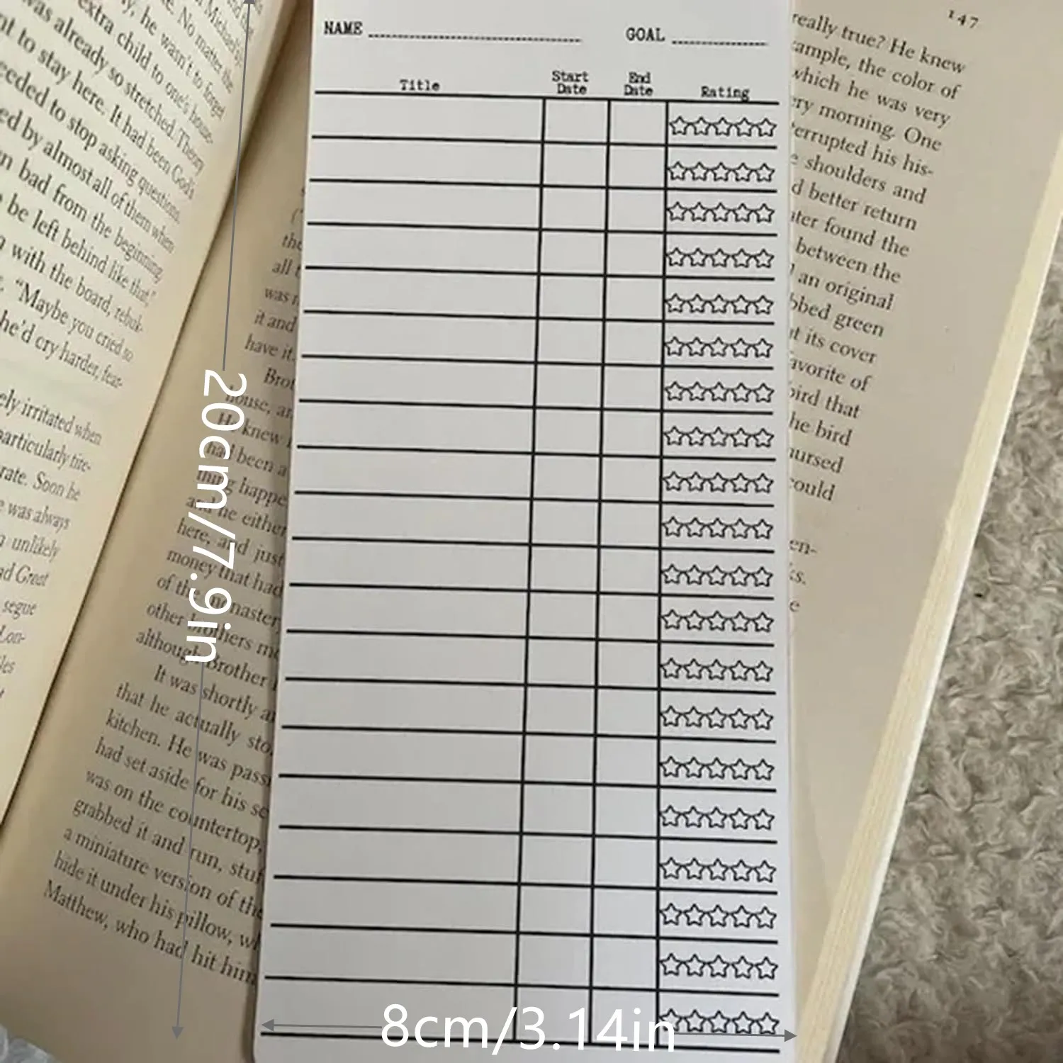 DDOUJOY Bookstore & Reading Clear Stamps For Card Making & Scrapbooking - 12.5x12.5cm Silicone
