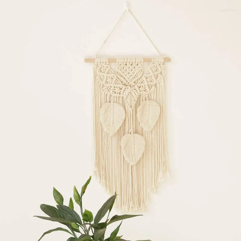 Tapestries at35 geweven macrame tapijtwanddecor Boheemse stijl huisdecoraties voor woonkamer slaapkamer of apartment