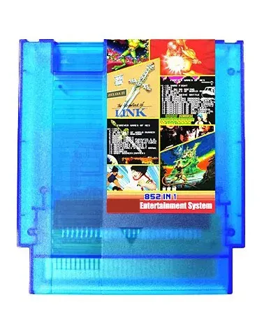 Accessoires Forever Duo Games de NES 852 en 1 (405 + 447) Cartouche de jeu pour la console NES Total 852 Jeux 1024mbit Chip flash utilisé