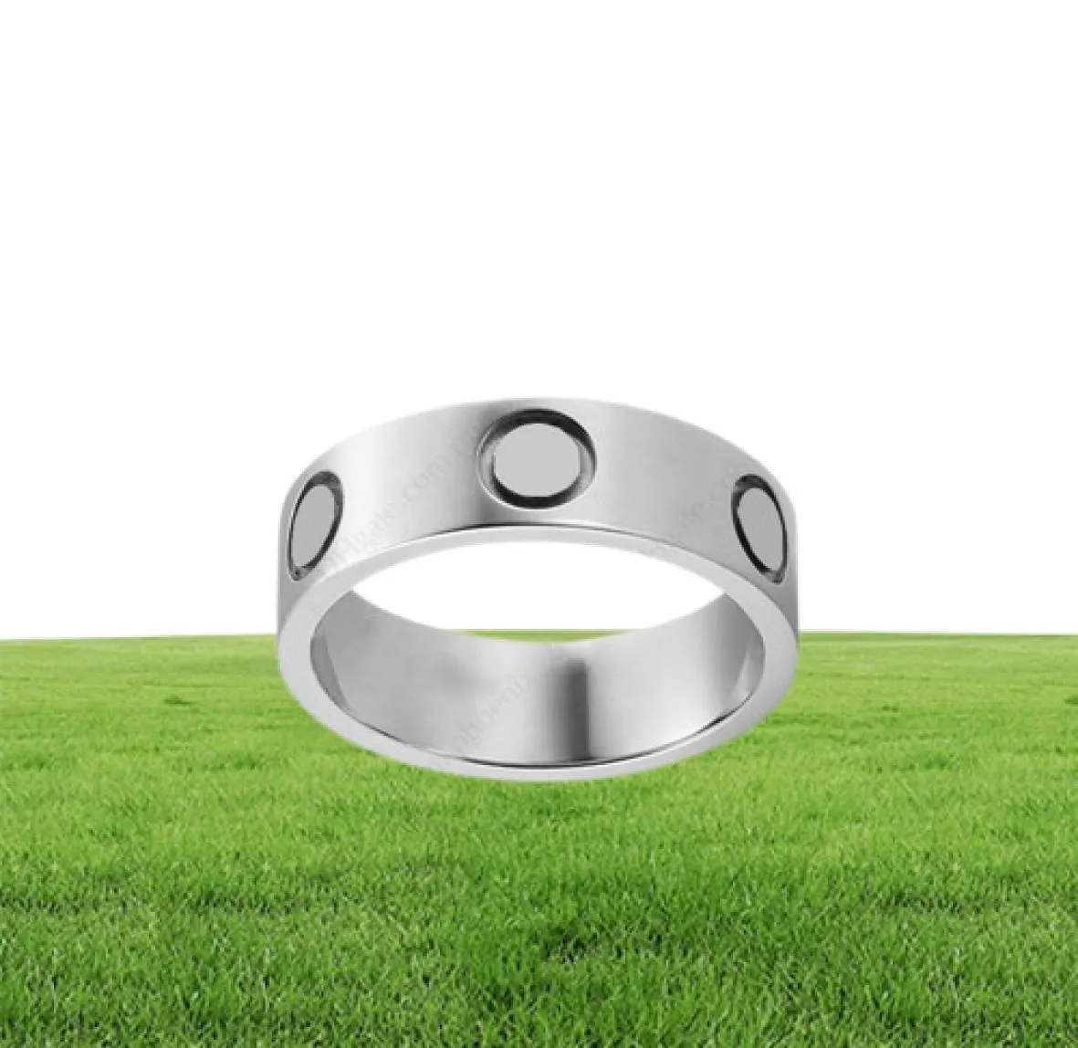 Design de haute qualité Design Titanium Steel Couple Band Rings for Men and Women Men039s Promed Wedding Rings Cadeaux de vacances2447448