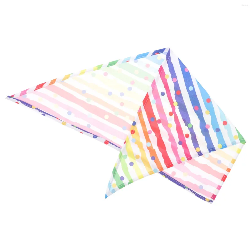 Dog Apparel Scarf Birthday Triangular Bandana For Pet Small Costume Decorate Polyester Party