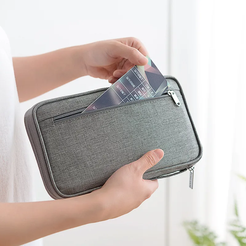 Waterproof Passport Holder Travel Wallet Multifunctional Small Credit Card Wallet Storage Bag Portable Document Storage Bag From 8 79 DHgate