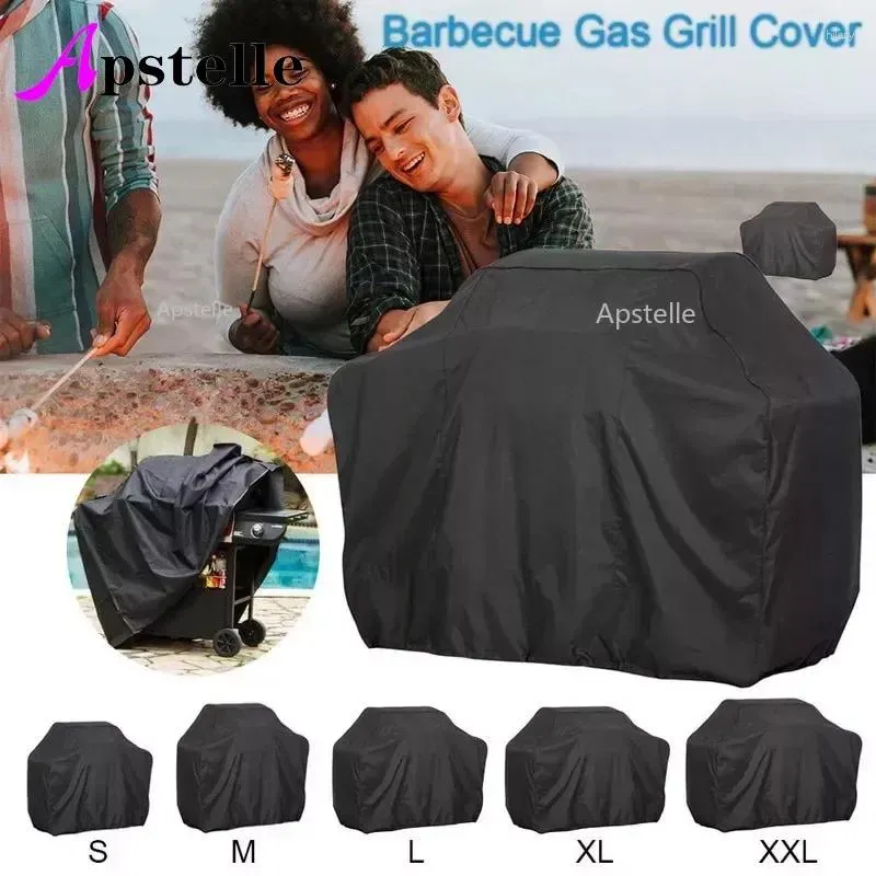 Outils Apstelle BBQ couvre la poussière extérieure imperméable Weber Heavy Duty Grill Rain Protective Barbecue Round