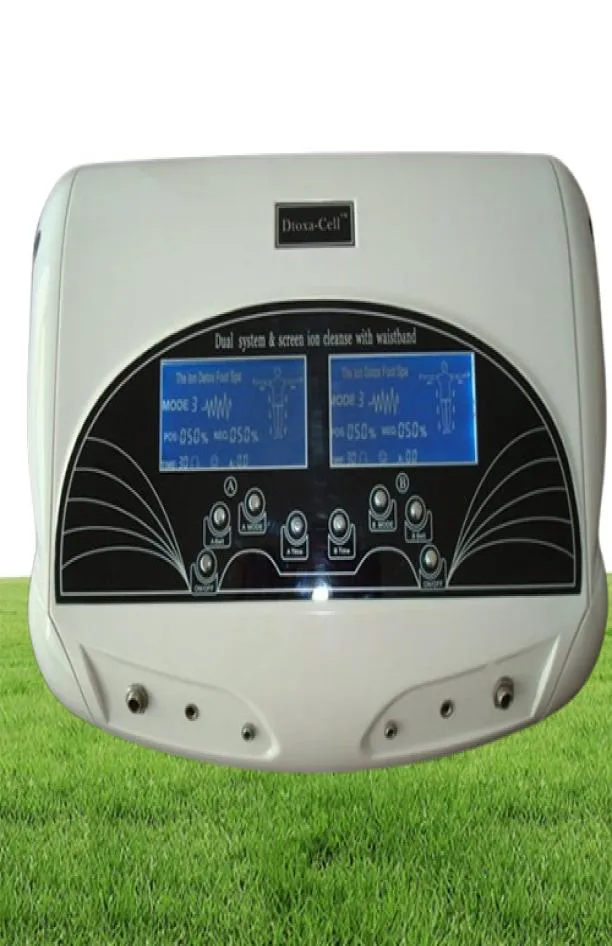 High Tech Dual Lon Cleanse Detox Foot Spa DhlfedExupSems High Ionic Cleaner Detox Machine Spa Salon Machine3105591