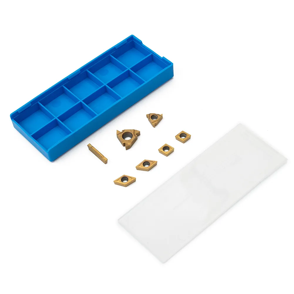 Inserti Carburo Set 7 Inserti In Carburo SPORTARC Per Lavorazioni Di Precisione - CCMT060204, 11IR, 16ER, MGMN200, DCMT070204 Fresatura Metalli