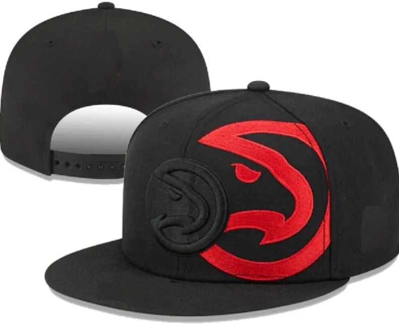 American Basketball Atlanta'''hawks'''snapback Hats Teams Luxury Designer Finales Champions Vermition Casquette Sports Hat Strapback Snap Back Adjustable Cap