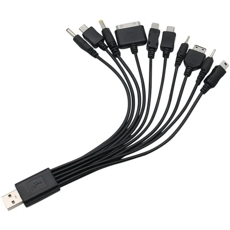 new 10 in 1 Micro USB multi Charger usb cables for mobile phones cord for KG90 Sony phone SAMSUNG Tablets