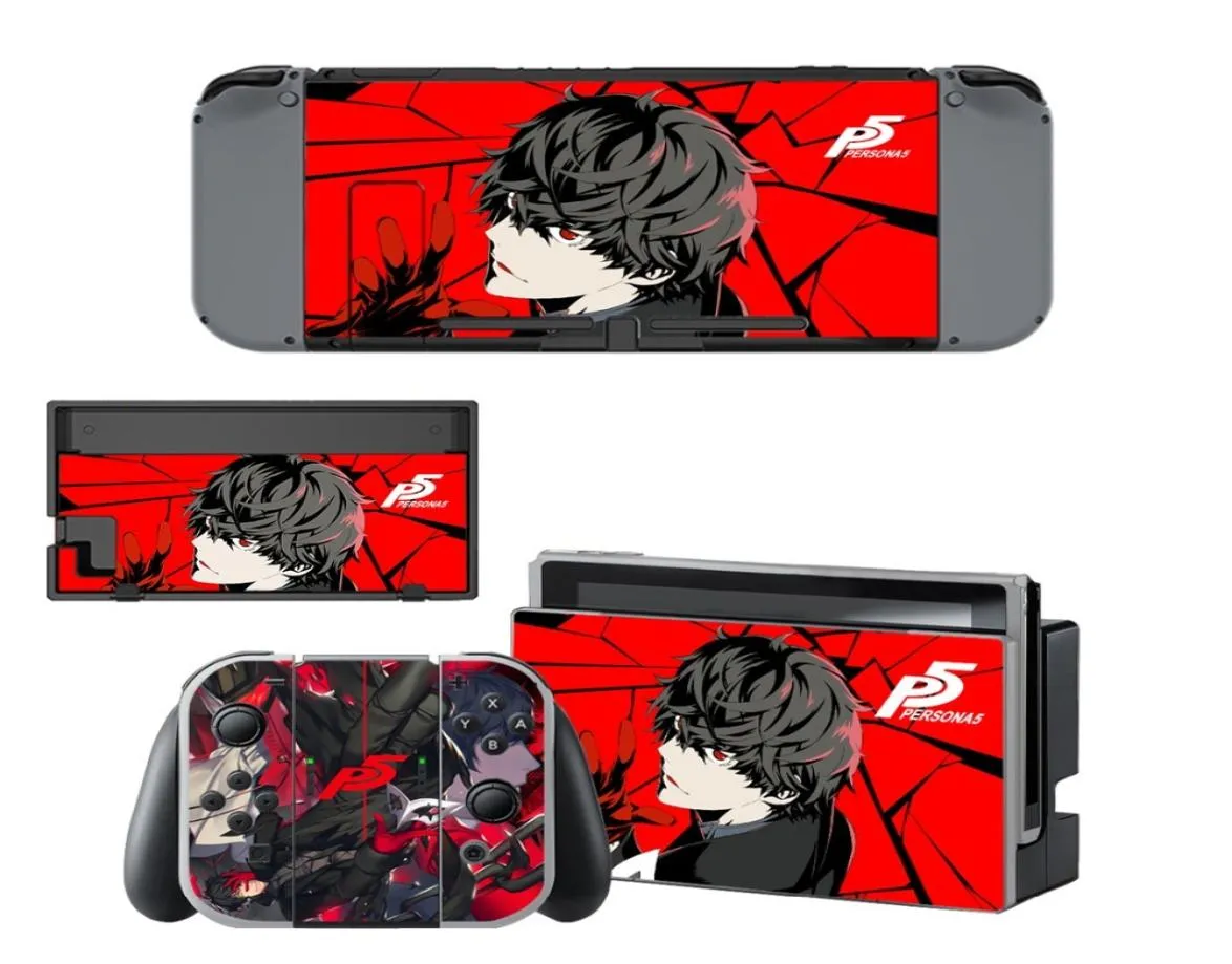 Game Persona 5 Skin Sticker Vinyl för Nintendoswitch Sticker Skin för Nintendo Nintend Switch NS Console och JoyCon Controller W14218885