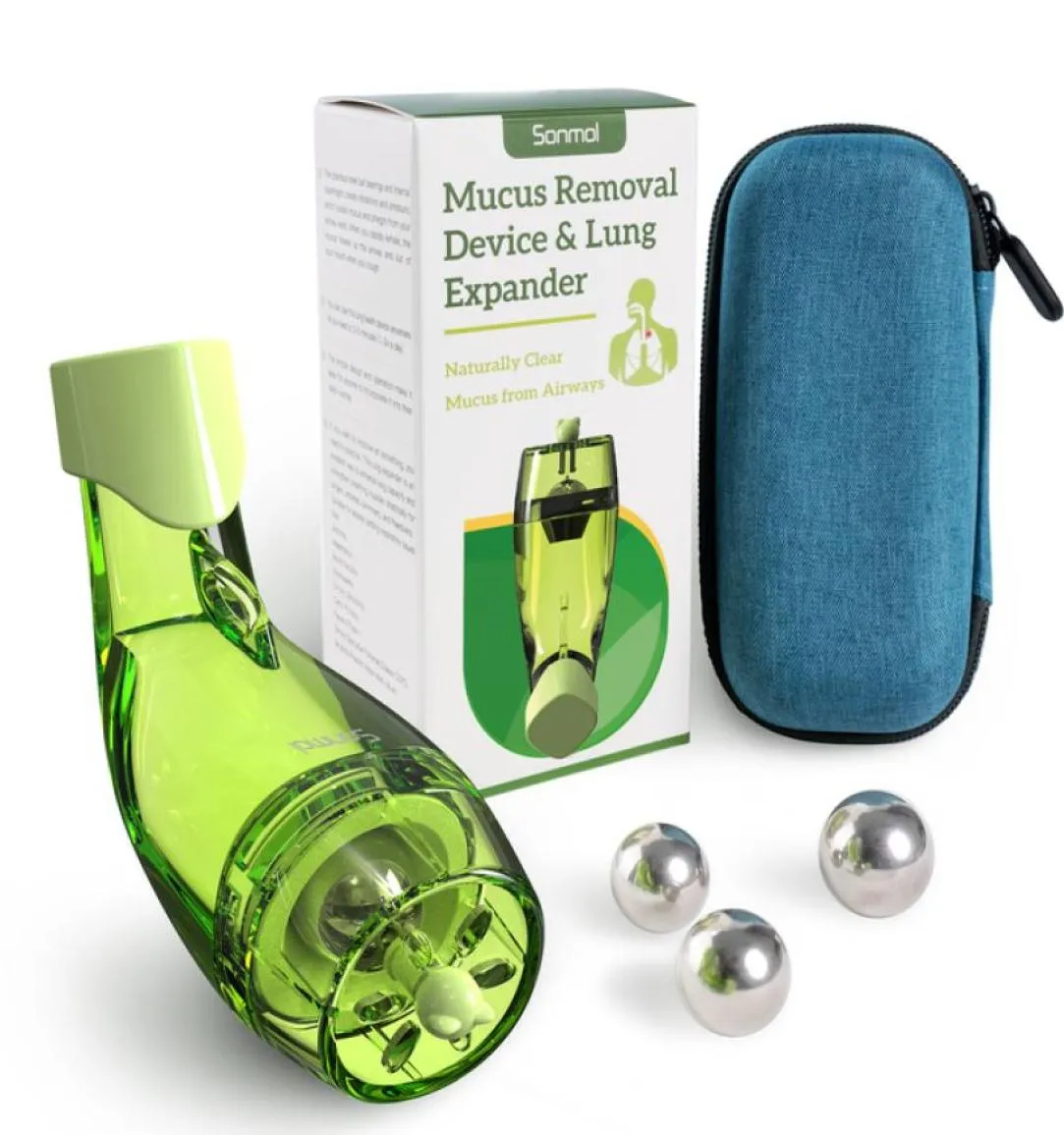 Altri oggetti di bellezza della salute Mucus Removal Device Expander Polshing Emerge Trainer respiratorio Phlegm Remover Clear Relife DR1804445
