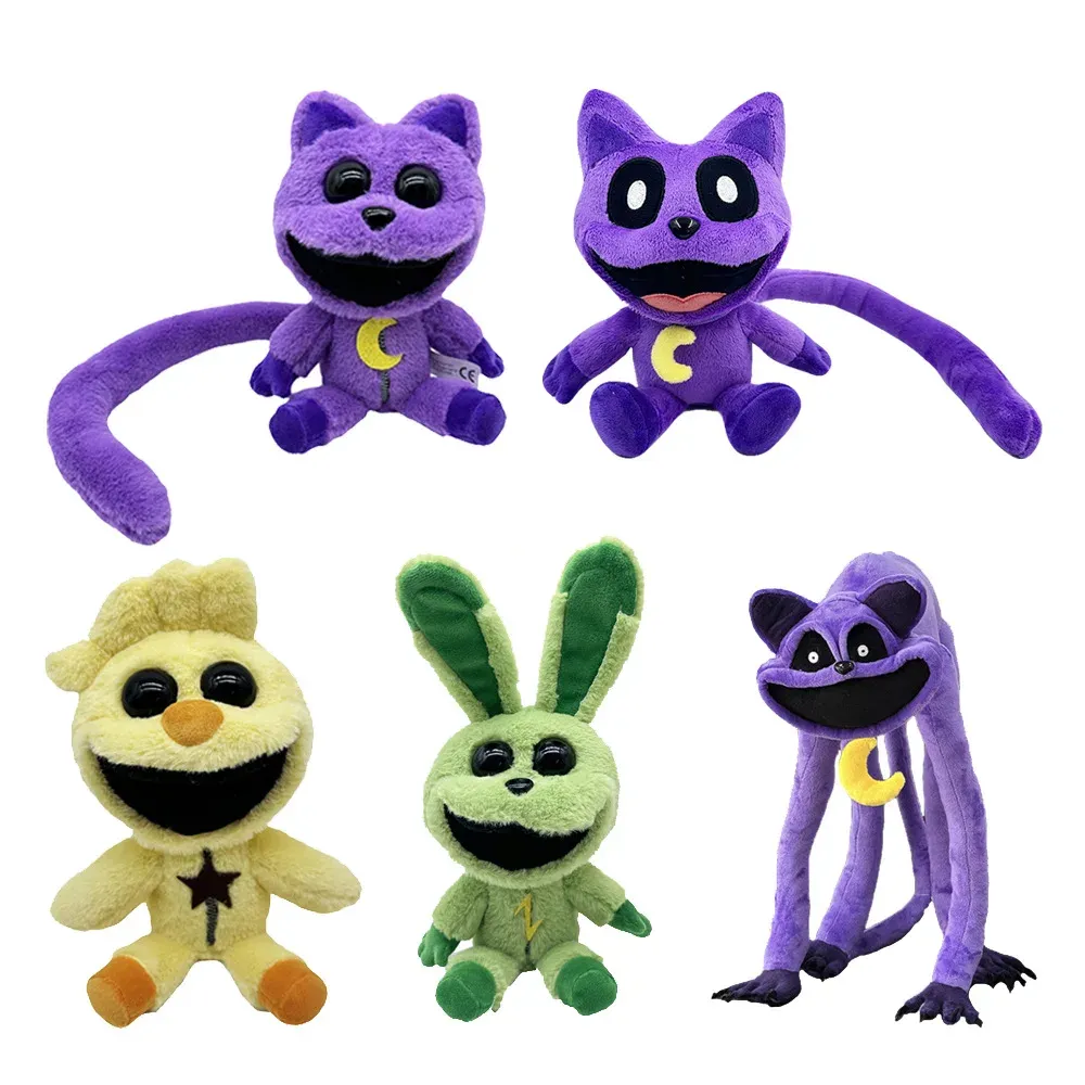 Smiling Critters Catnap Plüschtier – 30 Cm Grünes Kuscheltier Für Kinder
