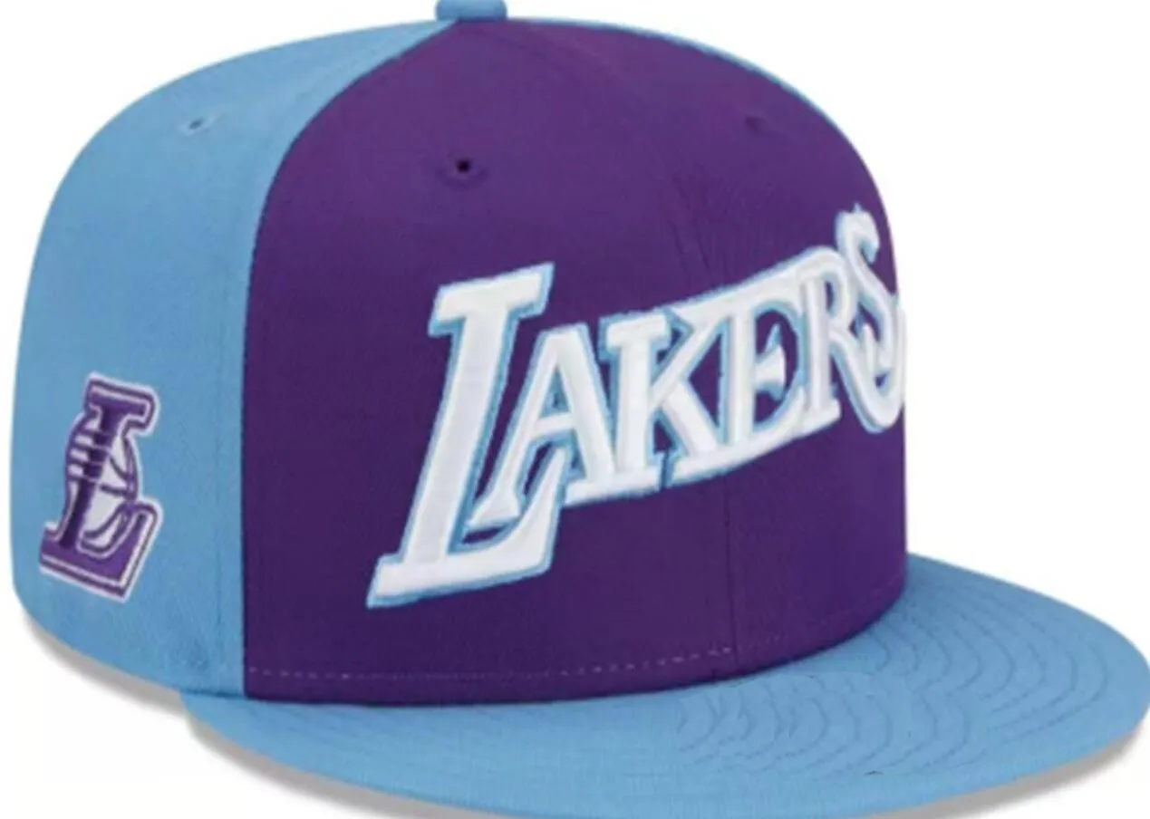 American Basketball "Lakers" Snapback Hats Teams Luxury Designer Finals Champions Locker Room Casquette Sports Hat Strapback Snap Back Justerable Cap A27