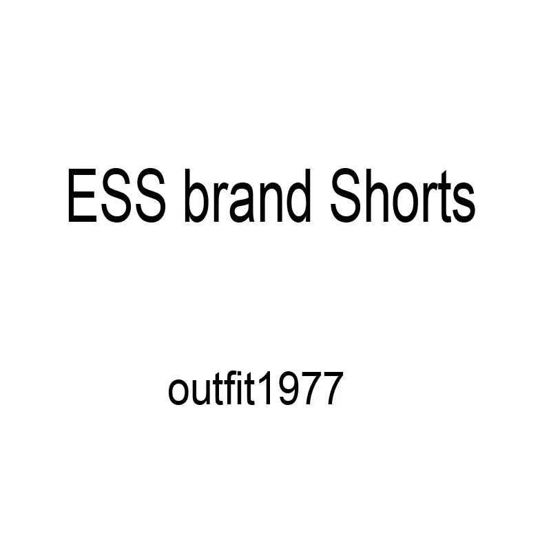 شورت شورت جديد ESS SHORTS Shorts Men and Women's Short S US Size S-XL 001