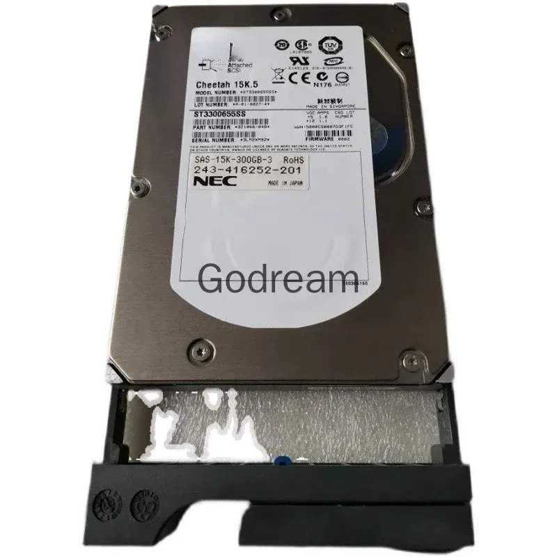 Диски для NEC 243416252201 9Z1066048 ST3300655SS 300G 15K SAS Hard Disk